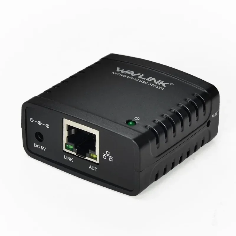 

USB 2.0 LRP Print Server Share a LAN Ethernet Networking Printers Power Adapter USB HUB 100Mbps Network Print Server