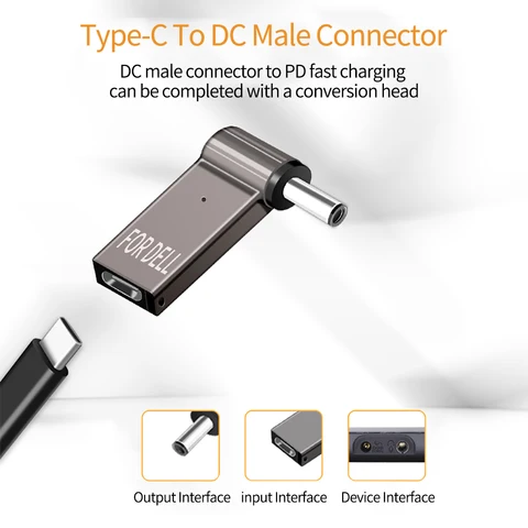 WYMECT 100W PD-конвертер для ноутбуков Dell/HP/ASUS