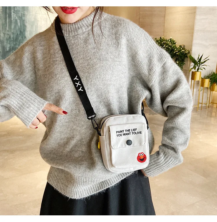 2022 New Fashion Shoulder Bag Trendy Cute Small Square Bag Japanese Harajuku Style Female Bag Messenger Bag
