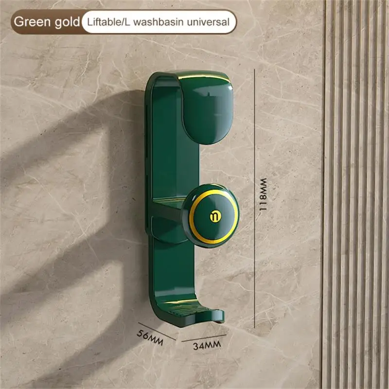 

Wall Mounted Basin Storage Rack Retractable Waterproof Basin Hook Avoiding Punching Bathroom Accessories Washbasin Hook Durable