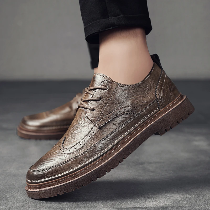 Black Sneaker Men Vulcanized Shoes 