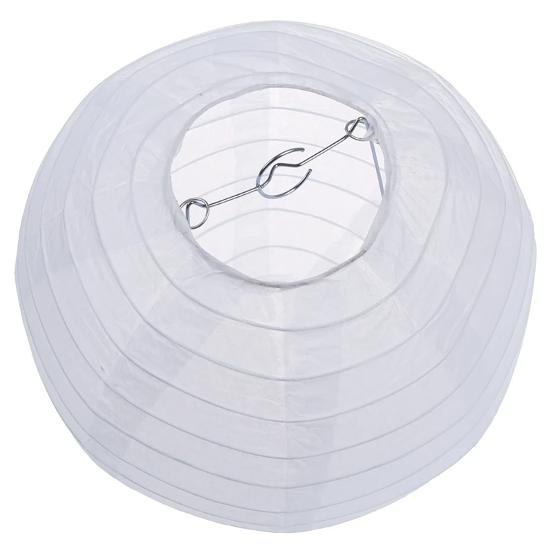 2X белый китайский/японский бумажный фонарь/лампа диаметром 8 дюймов |