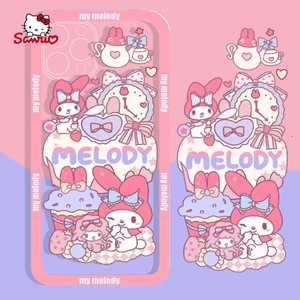 Sanrio Melody TPU for Iphone 13 13 Pro 13 Pro Max 12 12 Pro 12 Pro Max 11 11 Pro 11 Pro Max X XS MAX XR Cartoon Cute Phone Case