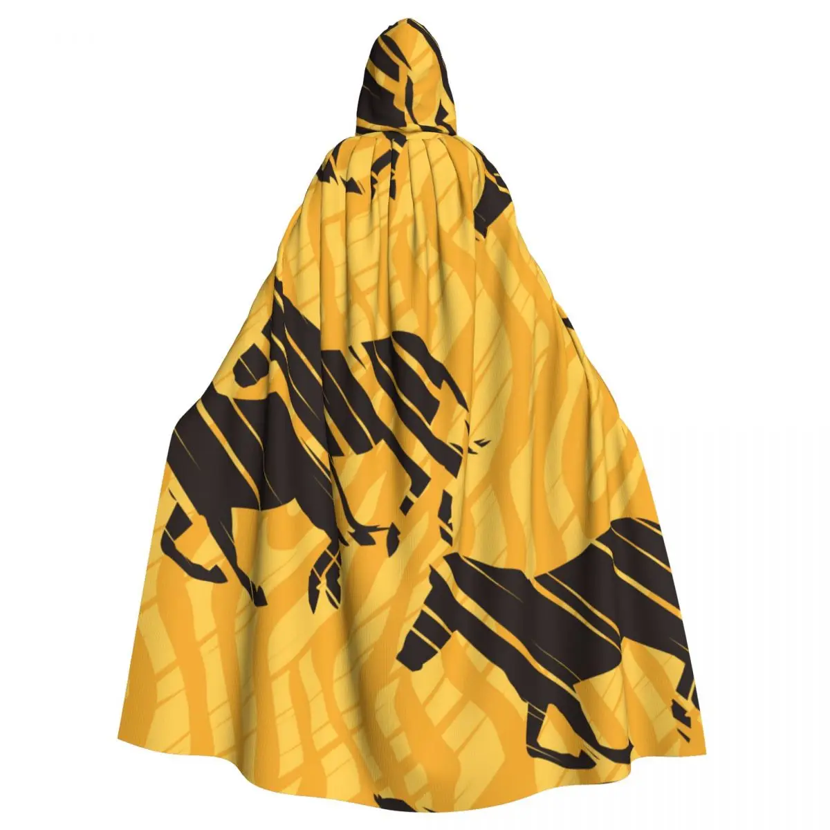 

Hooded Cloak Unisex Cloak with Hood Horse Silhouettes Cloak Vampire Witch Cape Cosplay Costume