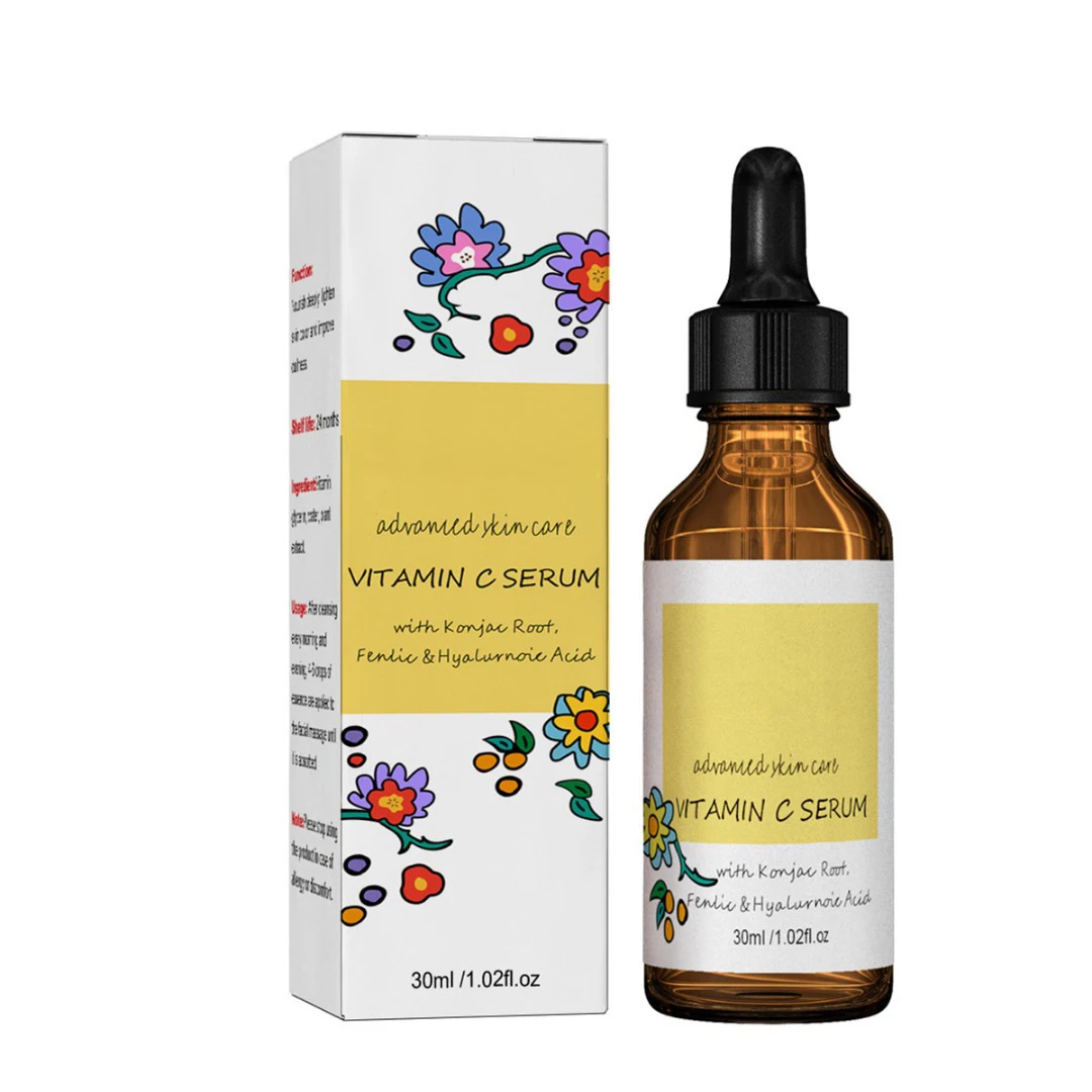 

1 Pc 30ml Vitamin C Essence Serum Anti Aging Anti Wrinkle Firming Melasma Dark Spot Removal for Women Face Skin Care Beauty