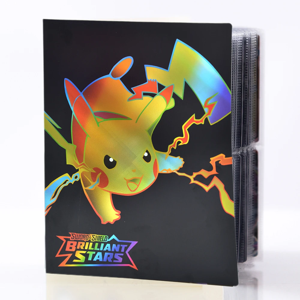 

Pokemon 240Pcs Card Album Book Pikachu Map Binder Protector Notebook Charizard VMAX GX EX Booklet Collection Card Folder Holder