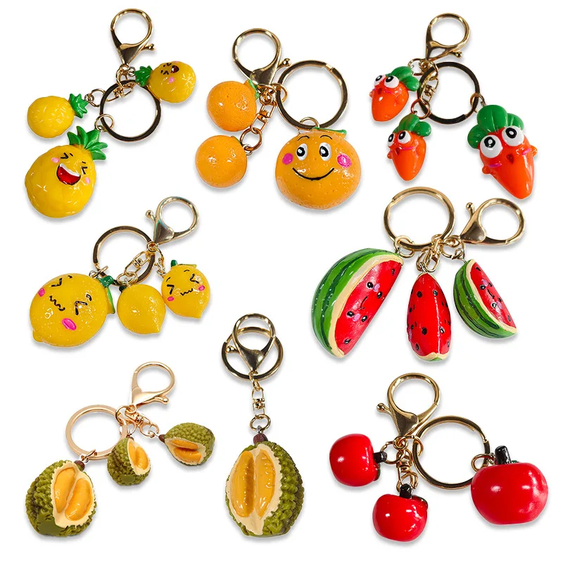 Брелок для ключей Durian Популярные Подвески в виде короля фруктов аксессуары