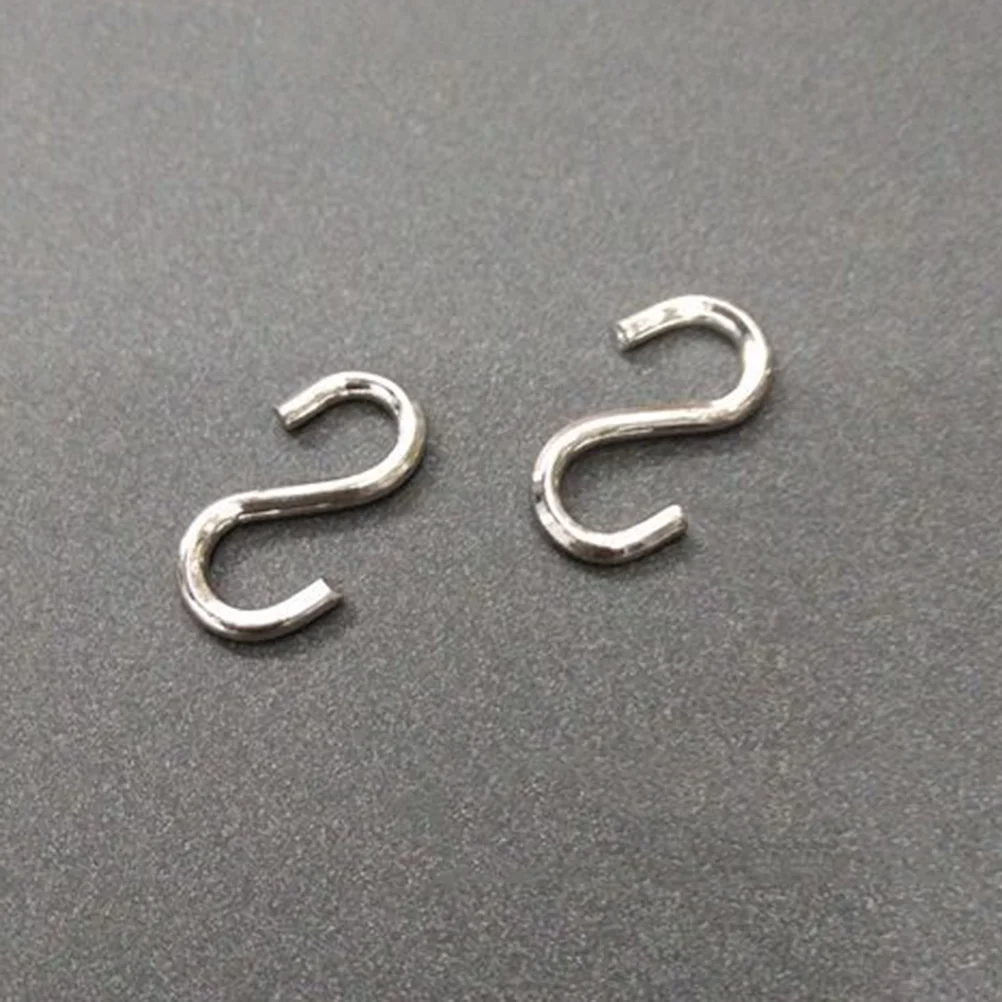 

100pcs Independência Do Dia Da Independência Bedia S-shaped Hangers Shaped Metal Curtain Hook Hooks