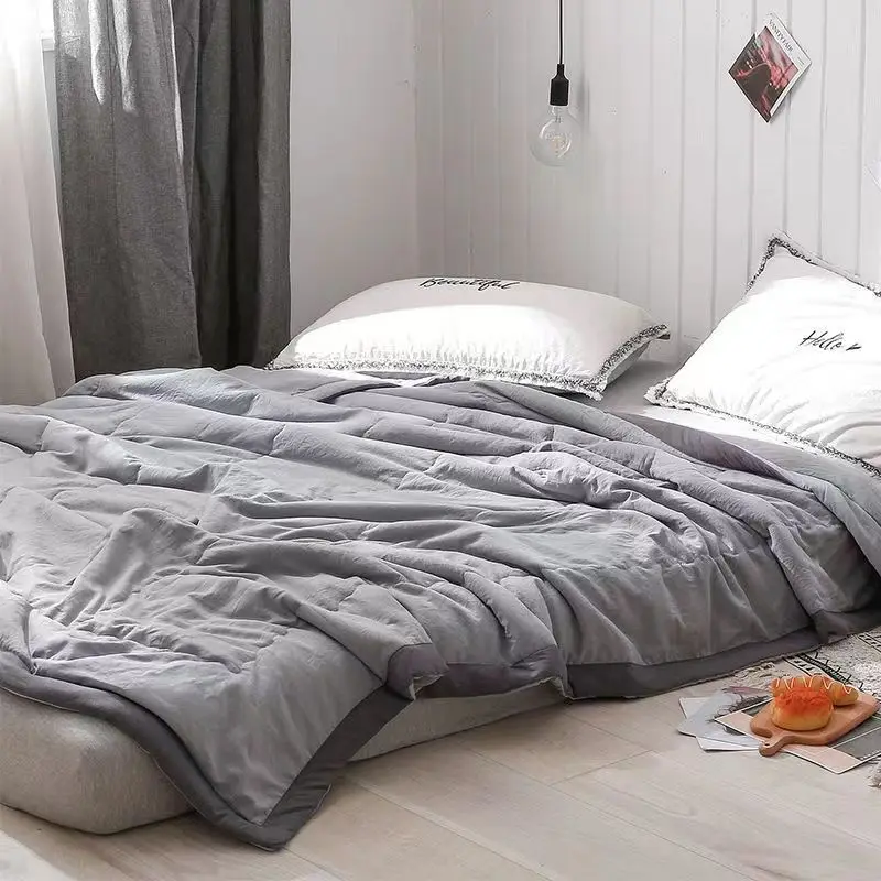 

Летнее одеяло, моющееся Хлопковое одеяло, одеяло с воздушным охлаждением, мягкое тонкое одеяло, детское одеяло на кровать, удобное текстильное покрывало