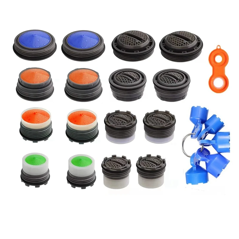 

16 шт. аэратор для крана и 5 шт. кеш-аэратор для крана гаечные ключи для удаления кеш-аэраторов