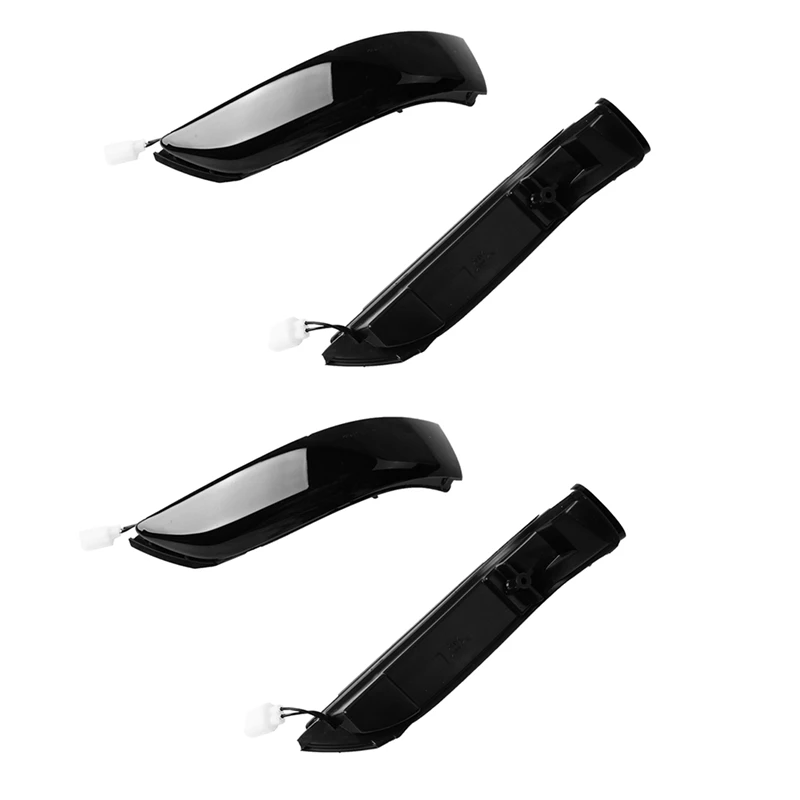 2X дымчатый черный динамический поворотный сигнал Светодиодный Боковой