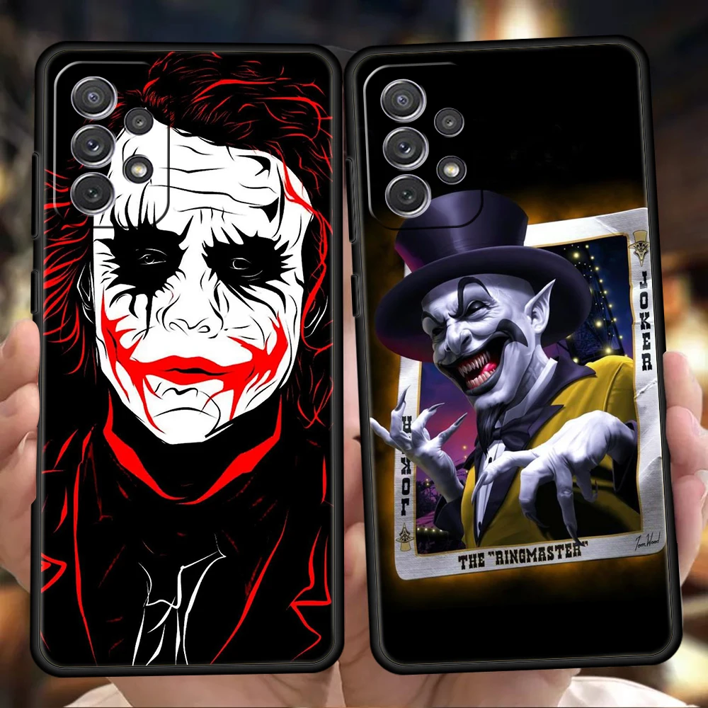

Hahahaha Clown Phone Case for Samsung Galaxy A51 A71 A32 A52 M31 M21 M22 5G 2021 Note 10 20 A01 A11 A21S A31 A41 Soft Shell Bag