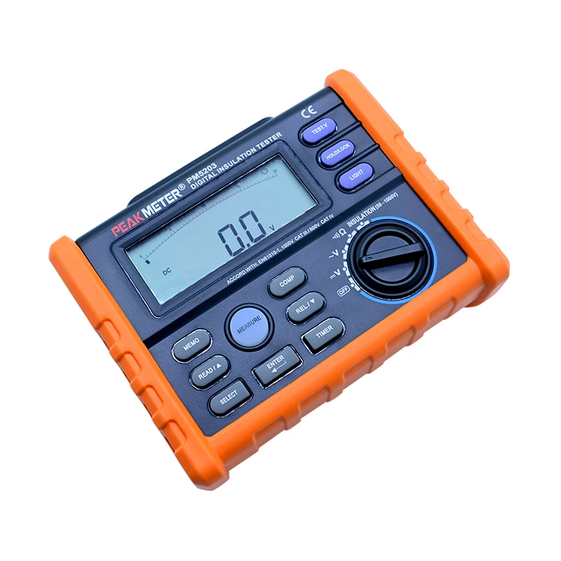

10G Ohm with Multimeter Function 1000V Digital Insulation Tester Megger MS5203