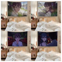 anime hello world wall tapestry japanese wall tapestry anime cheap hippie wall hanging