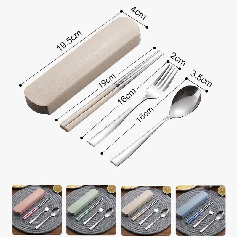 S Traveling Picnic Cutlery Tableware Sets Chinese Style  Din