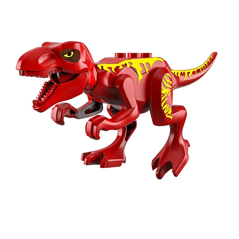 

Jurassic Dinosaurs Assemble Building Blocks Dinosaur Small ParticleTyrannosaurus Rex Triceratops Pterosaur Model Children Toys