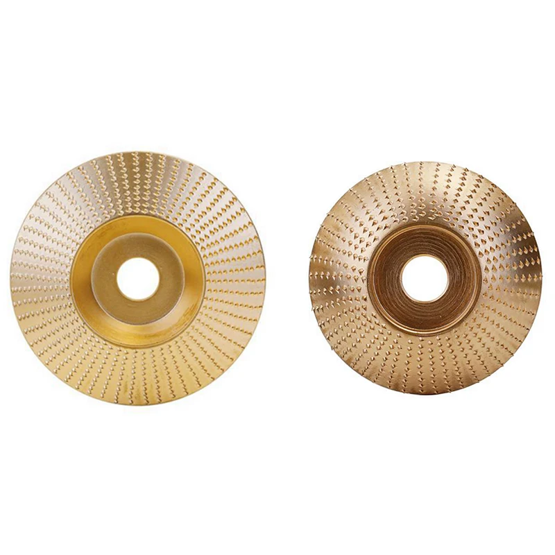 

2PCS Wood Grinding Wheel Rotary Disc Sanding Wood Carving Tool Abrasive Disc Tools For Angle Grinder 100X16mm