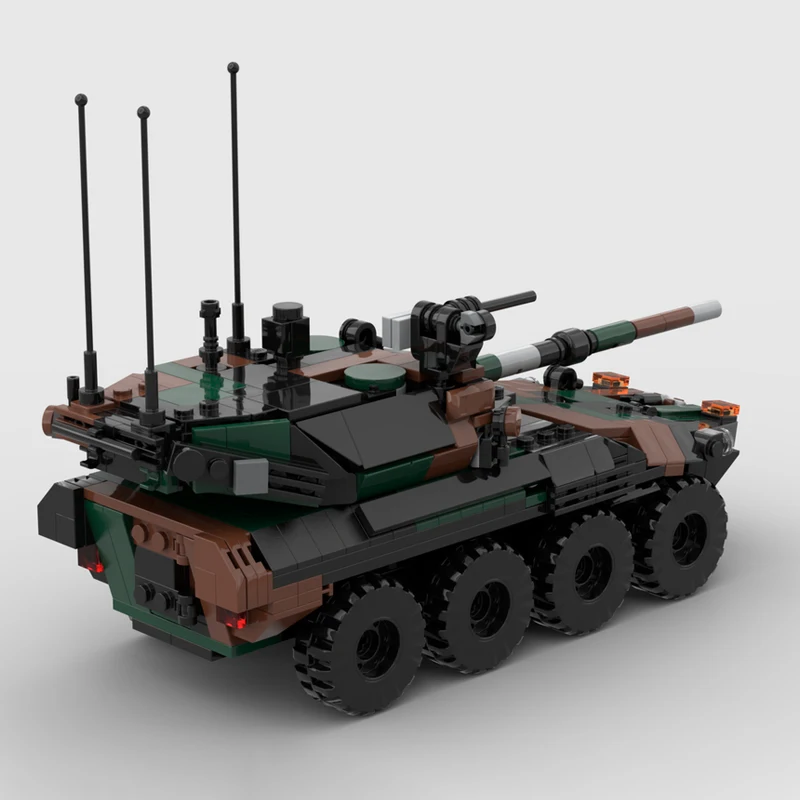 Фото MOC- 215579   Военная военная серия Centauro 2 строительные блоки для сборки бронеавтомобилей, набор креативных подарков, детские игрушки «сделай сам», 680 шт. №3