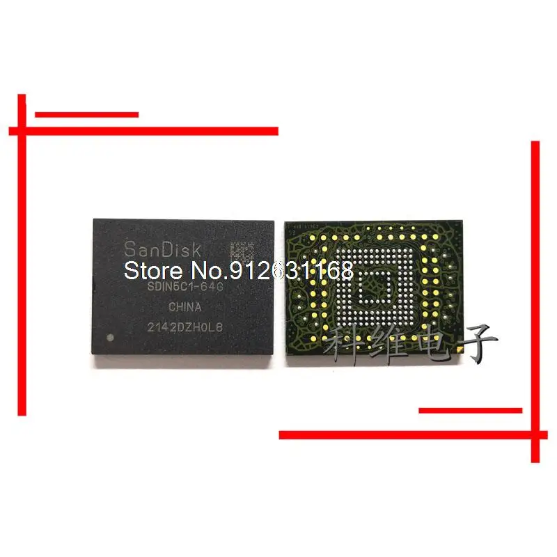 SDIN5C1-64G SDIN5C2-64G 4,41 169BGA 64G