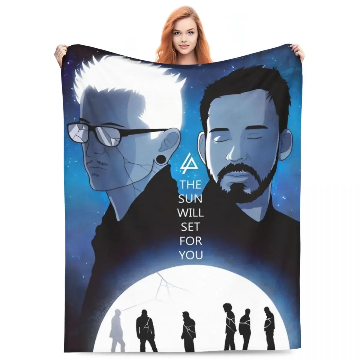Одеяло L-Linkin Rock Park, флисовое супер теплое одеяло для дома, дивана, спальни, одеяло (art.: 3920cc09cebaa) - 3920cc09cebaa