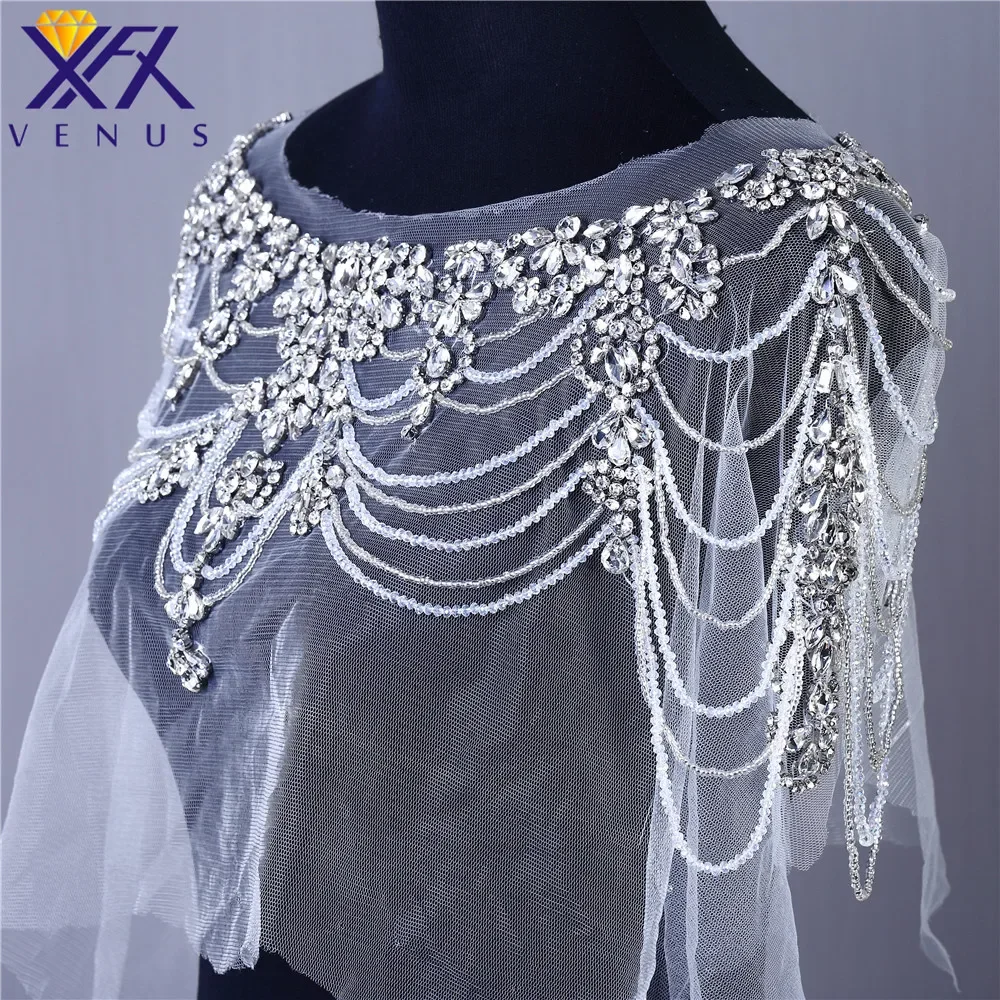 XFX VENUS 5 шт. Свадебная аппликация ручной работы Стразы хрустальные нашивки с