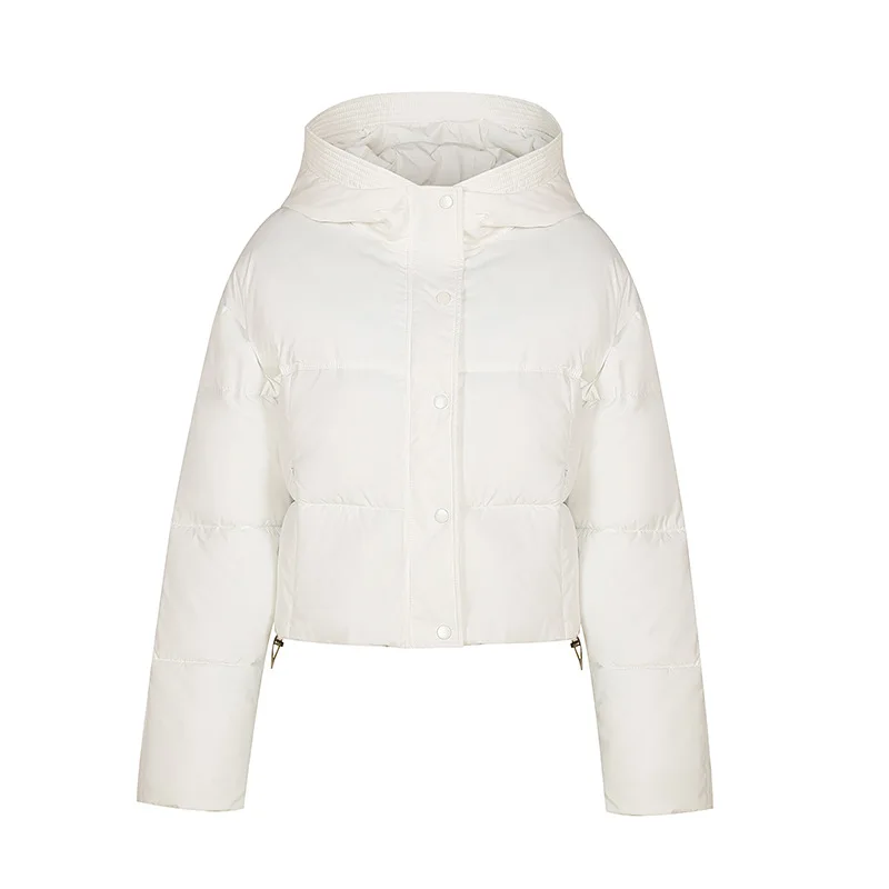 PinkyIsBlack 8 Colors Winter Cotton Padded Short Hooded Coat Parkas Warm Snow Female Loose Puffer Jacket Basic Casual Outwear