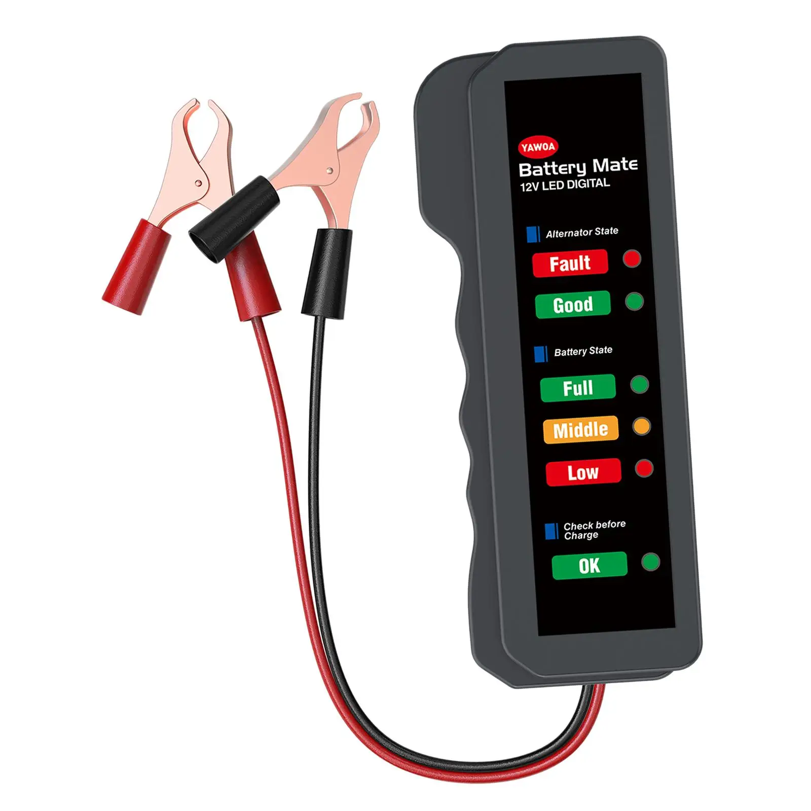 Автомобильный анализатор нагрузки аккумулятора BM310, тест на 12 В