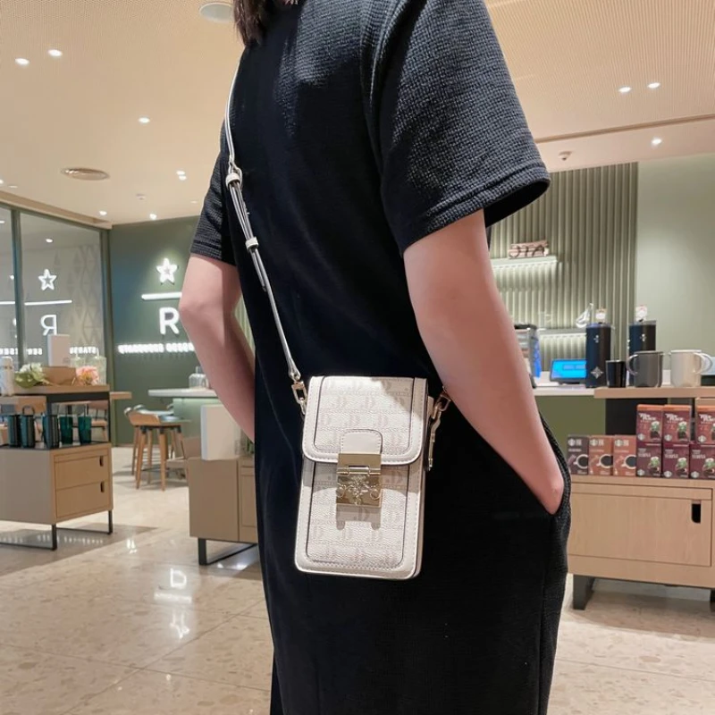 Genuine Leather Phone Bag Fancy Frills Women's Bag Small Messenger Bag Luxury Designer Mini Sling Bags