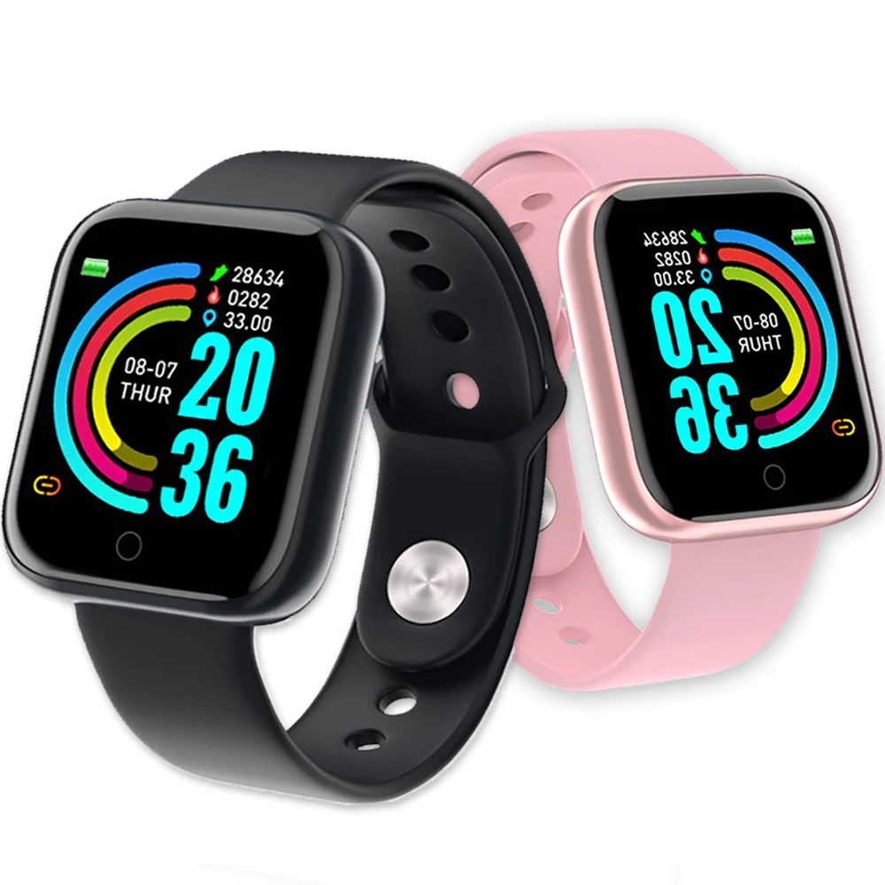 Смарт-часы Y68 для мужчин и женщин спортивные Android Ios фитнеса Детские умные часы D20 |