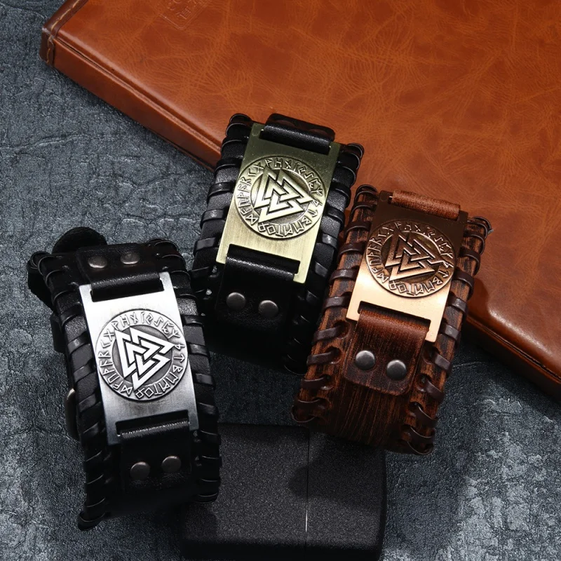 

New Creative Explosive Strap Style Triangle Bracelet Men's Bracelet Light Luxury Fashion Trend Niche Senior Men's Bracelet