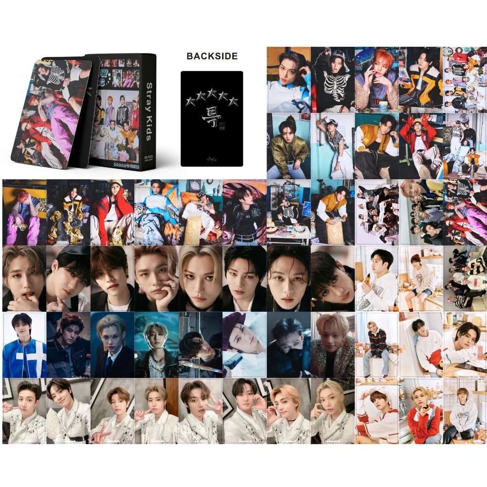 

KPOP Stray Kids 5-STAR Photocard New Album Lomo Crads Photobook Fan Collection Card Poster Postcard Photos Gift