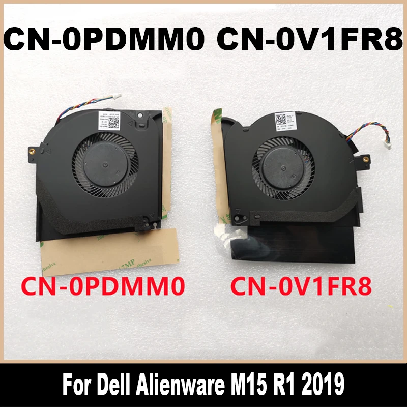 0V1FR8 0PDMM0 Новый оригинальный для Dell Alienware M15 R1 2019 вентилятор охлаждения процессора