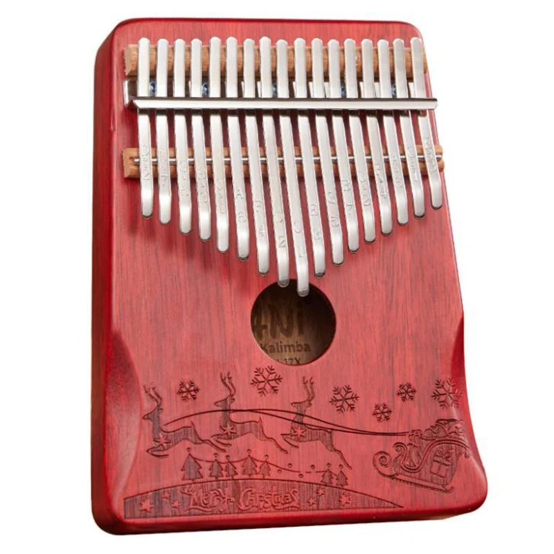 

New Hot Zani 17 Keys Kalimba,Thumb Finger Piano,Wooden Musical Instrument Marimba Christmas Gift For Music Lover,Children,Beginn