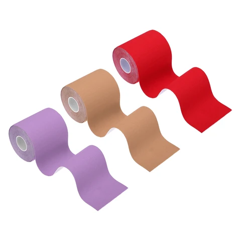 Спортивная кинезиологическая лента Kinesio, 3 рулона