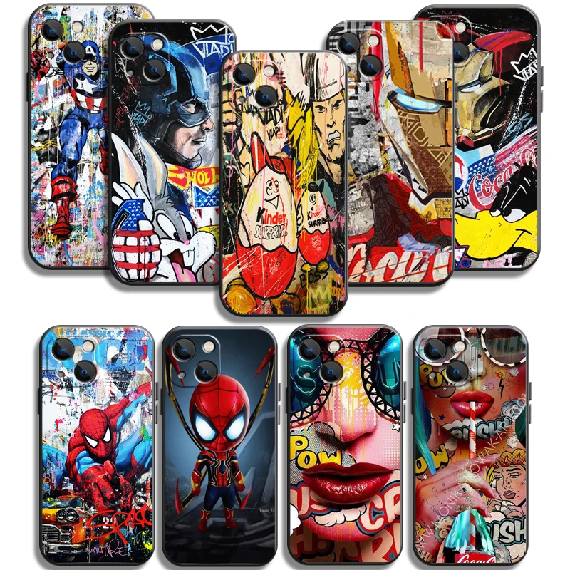 

Marvel Avengers Phone Cases For iPhone 7 8 SE2020 7 8 Plus 6 6s 6 6s Plus X XR XS MAX Funda Carcasa Soft TPU Coque Back Cover