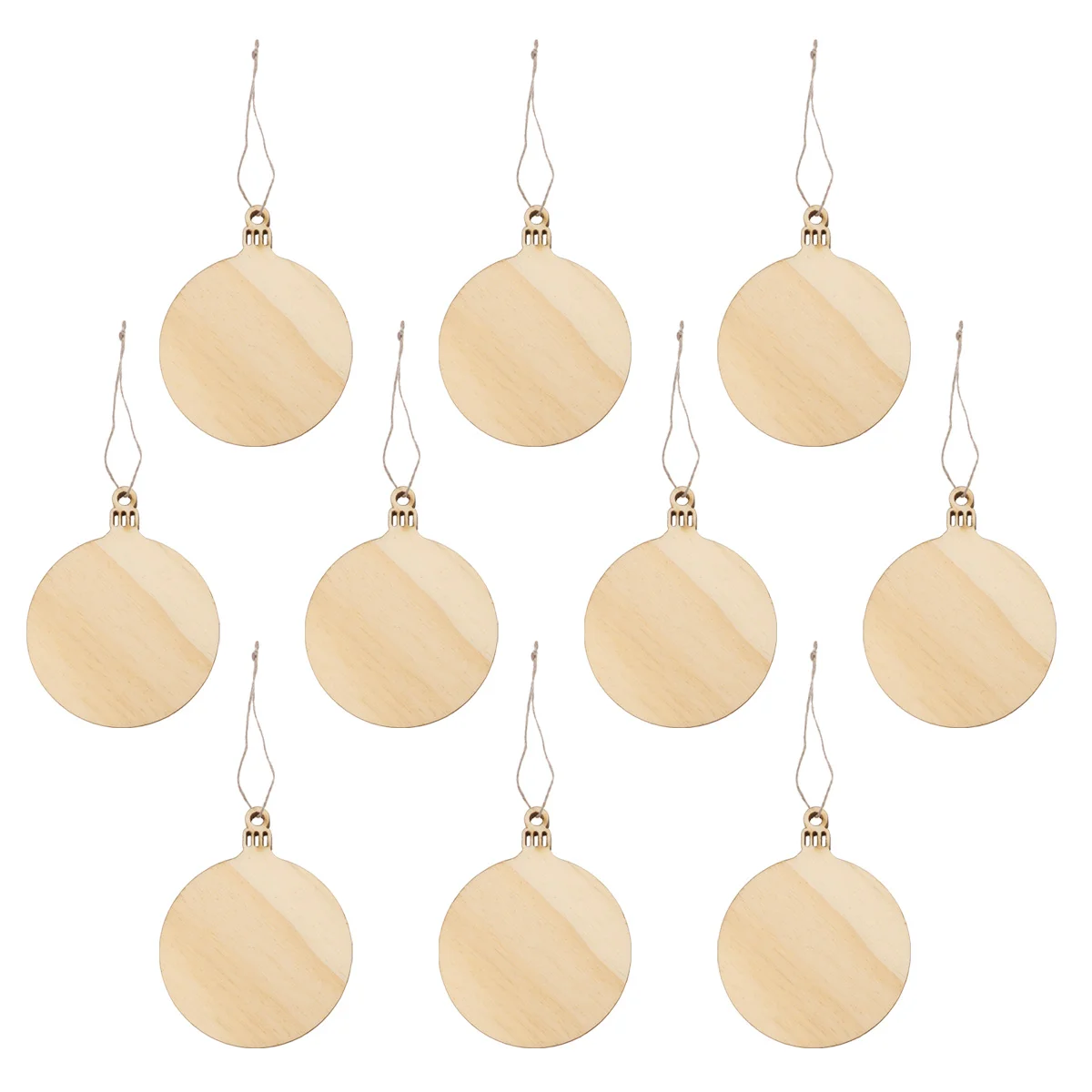 

Christmas Wood Wooden Cutoutstree Hanging Gift Holiday Rustic Ornament Ornaments Decor Unfinished Reindeer Pendant