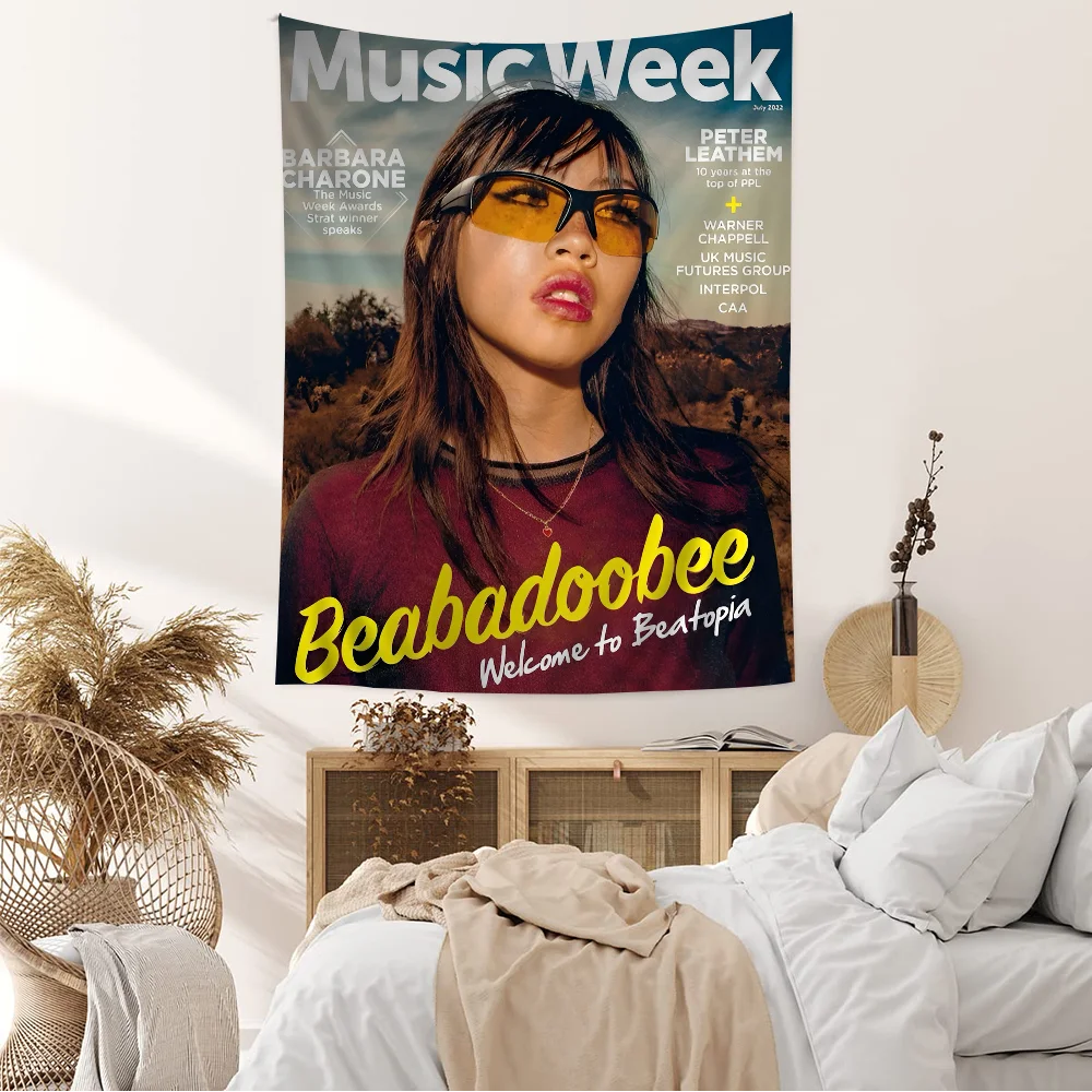 Певица Беабадобу Хиппи Настенные Гобелены Искусство Научная Художественная