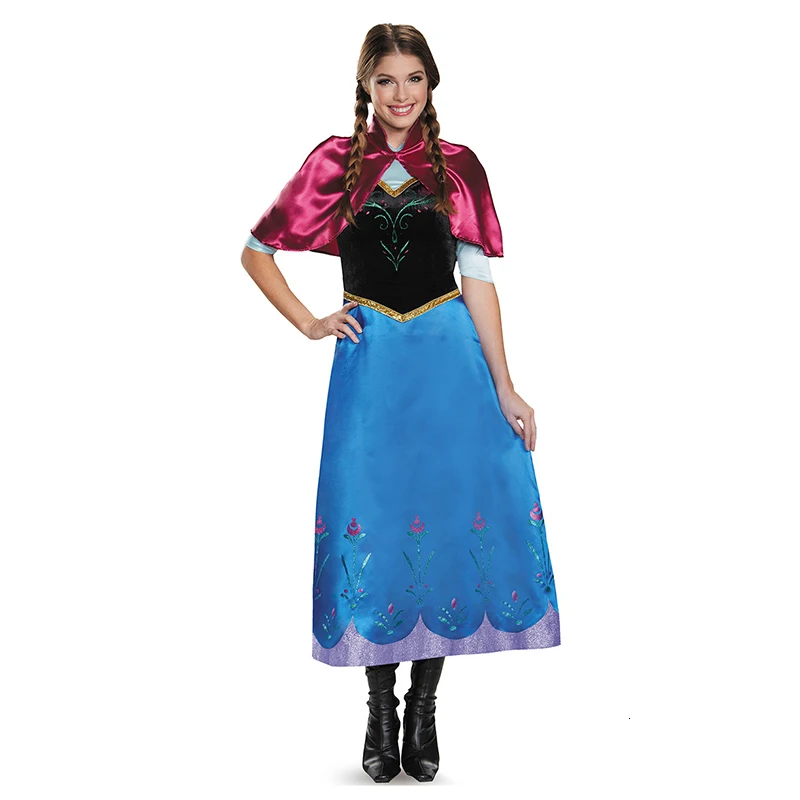 

Adult Anna Dress Aladdin's Goddess Jasmine Cosplay Costume Kids Dresses For Girls Party Princess Dress For Toddler Girls