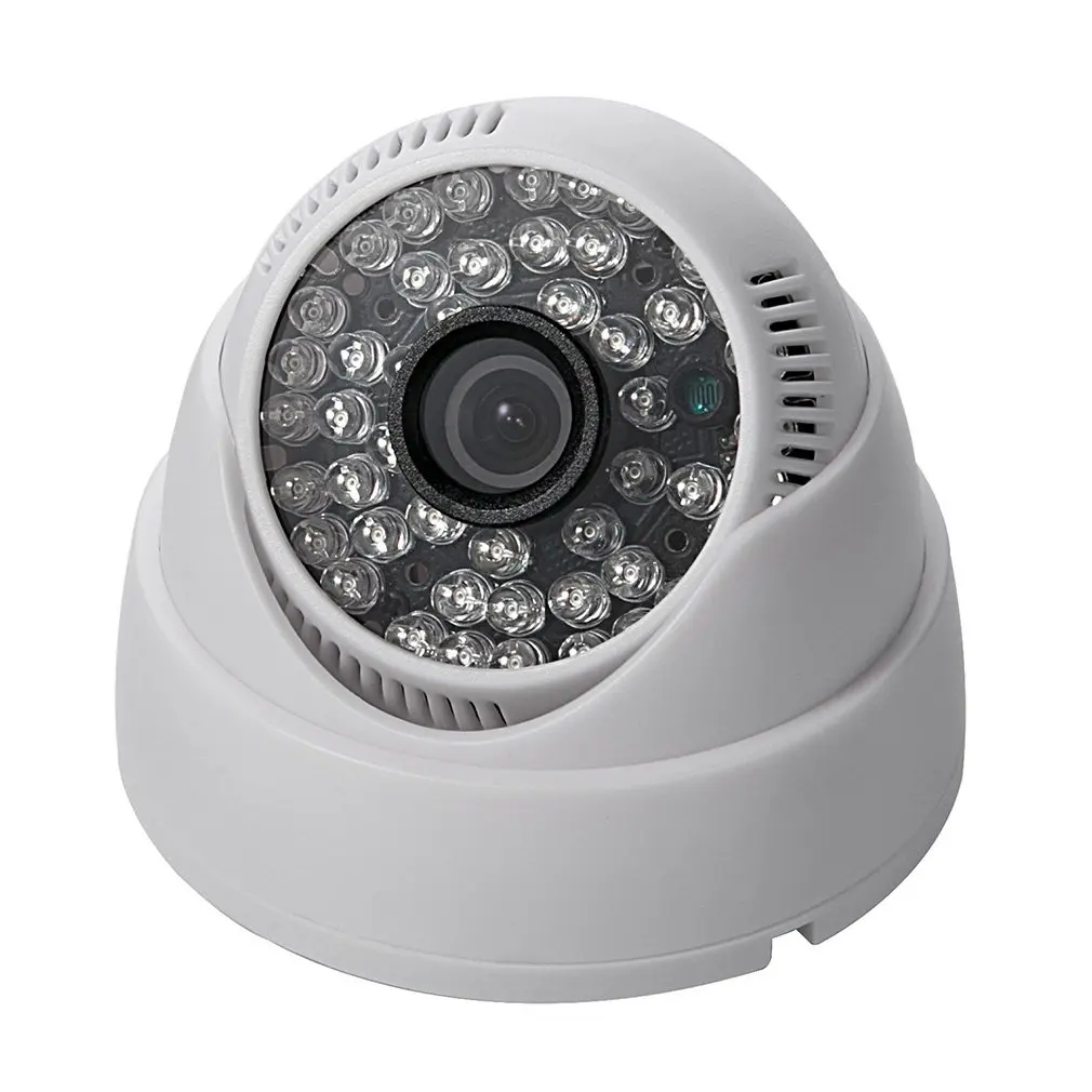 

New 1100TVL CMOS Security Camera 48LED IR Color Indoor 3.6mm Dome CCTV Surveillance camera HD quality