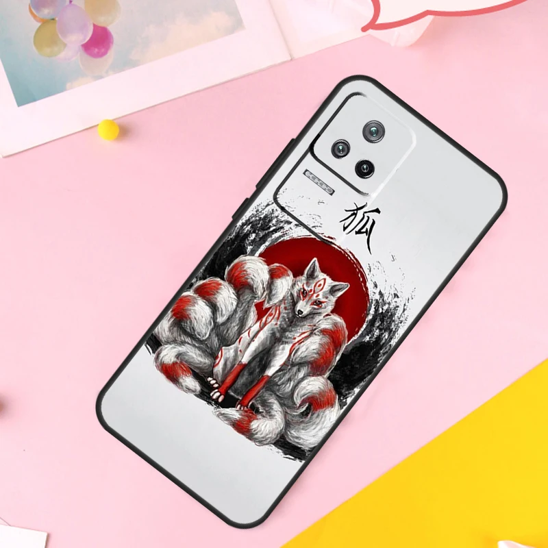 Фото Чехол Kitsune Fox Art для Xiaomi 15 14 Ultra 14T 13T 15T 17 Pro Max, POCO F8 Ultra F7 F5 F6 X5 X6 X7 X8 Pro №4