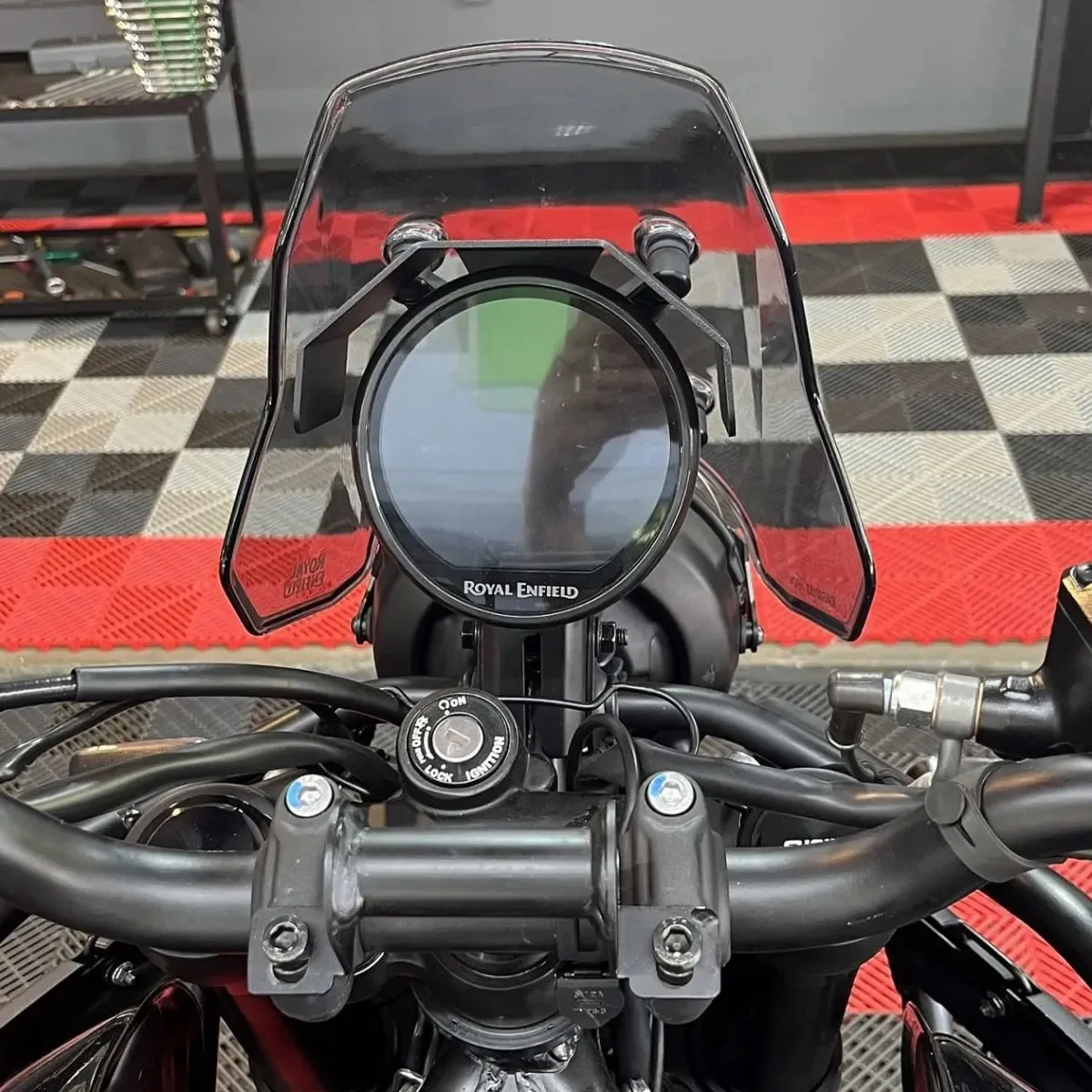 Фото Солнцезащитный экран для приборной панели Himalayan 450, аксессуары для Royal Enfield Himalayan 450 2025 года, защитный козырек от солнца №5