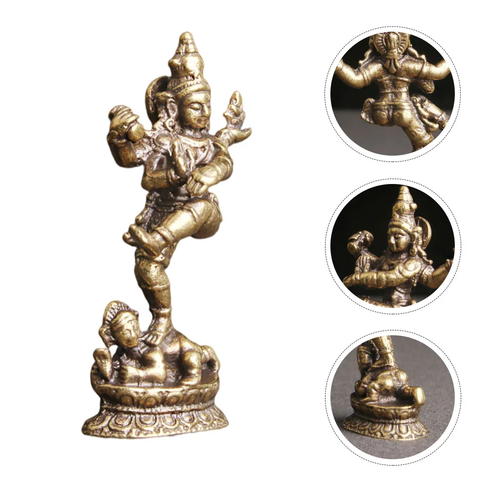 

Statue Small Decoration Chinese Mini Decor Brass Gold Statues Meditating Tiny Buddah Fengshui Ornament Home Sculpture Zen