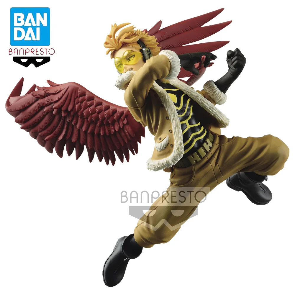 

Коллекционная аниме-фигурка Banpresto My Hero моя геройская академия, удивительные ястребики, 15 см, коллекционная кукла в упаковке, модель, игрушки для детей, подарок, 100%