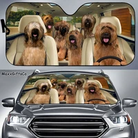 briard car sun shade briard windshield briard family sunshade dogs car accessories dogs lovers gift car decoration