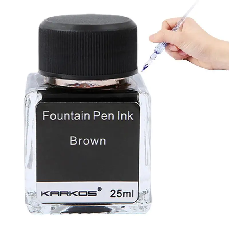

Calligraphy Pen Ink 10 Colors Dip Calligraphy Pen Inks Drawing Writing Art Fountain Pen Non-carbon Ink Office School Student