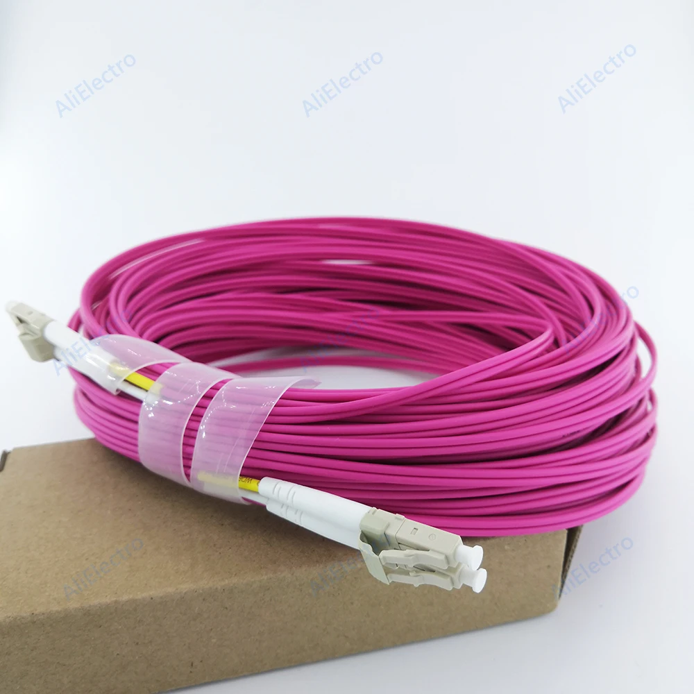 Новый волоконно-оптический патч-корд OM4 40 Гбит/с 100G 1/2/3/5/10/15 м яркость 50/125 2 00 мм