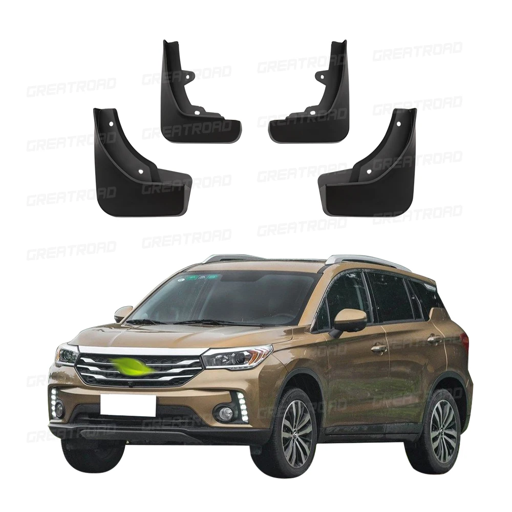 Фото 4 шт. набор брызговиков для Trumpchi GS4 2015 2016 2017, автомобильные брызговики, защита крыльев, простая установка, автоаксессуары №2