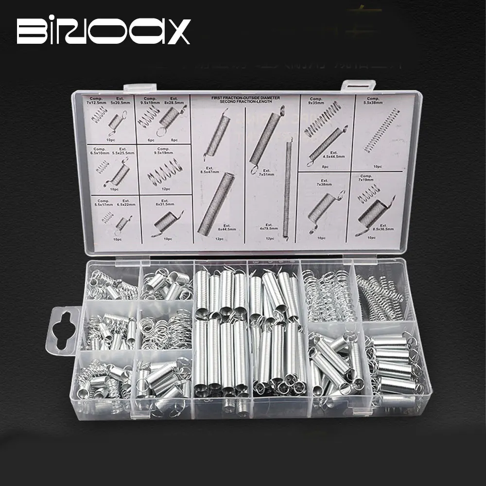 

Набор пружин нержавеющей стали 200 шт.