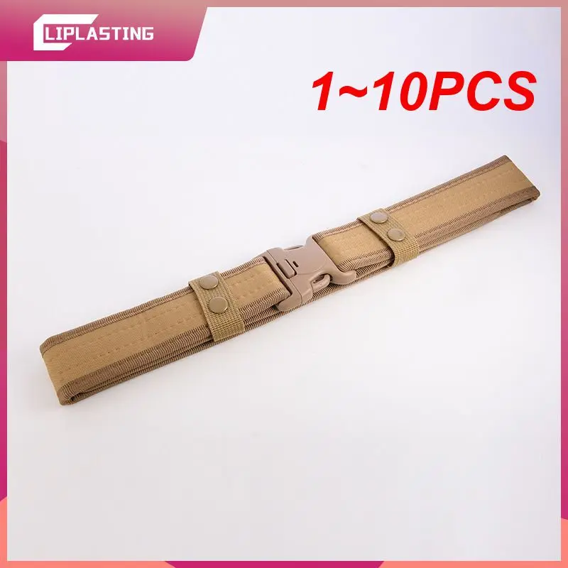 

1~10PCS Colors Army Style Combat Belts Fashion Men Military Canvas Waistband Quick Release Tactical Belt Outdoor Hunting Hiking