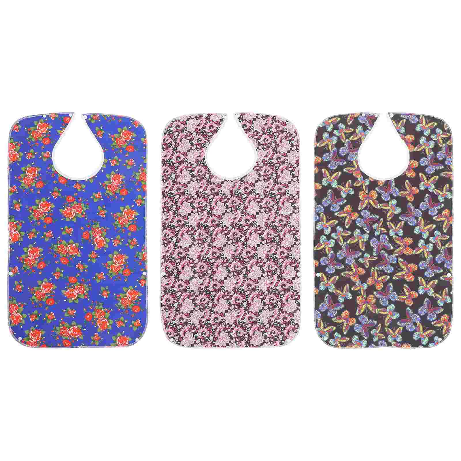 

3 шт., Слюнявчики для пожилых людей